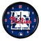 The Memory Company 11.5&#x22; Blue and Red MLB Philadelphia Phillies Net Wall Clock